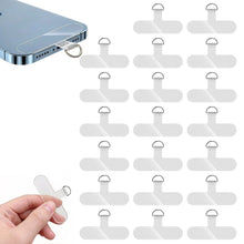 Carica l'immagine nel visualizzatore di Gallery, 20 toppa trasparente per Cordino Cellulare, cuscinetti universali per catena del telefono cellulare,Toppe di Ricambio pe