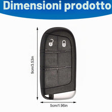 Carica l'immagine nel visualizzatore di Gallery, Guscio Chiave Auto Cover Telecomando Ricambio con 2 Tasti e Lama Vergine Cover Chiave Compatibile con Fiat 500X Freemont