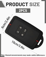 Carica l'immagine nel visualizzatore di Gallery, 2 Pezzi Cover Chiave Silicone per auto per Renault Clio Megane Koleos Kadjar Kangoo Twingo Talisman Captur Space Dacia D