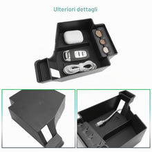 Carica l'immagine nel visualizzatore di Gallery, GAFAT Compatibile con Volvo XC60 XC90 V60 S60 V90 S90 2017-2026 Scatola Portaoggetti Console Centrale, Accessori XC60 Or