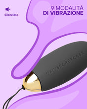 Carica l'immagine nel visualizzatore di Gallery, MySecretCase Ovetto Vibrante con Telecomando Vibratoreper Donna
