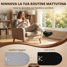 Carica l'immagine nel visualizzatore di Gallery, Copri Gesso Gamba Lavabile, Calzino Protettivo Regolabile con Coulisse per Piede e Dita, Copertura Traspirante per Tutto