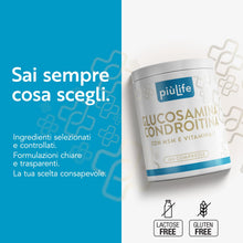 Carica l'immagine nel visualizzatore di Gallery, Glucosamina Condroitina MSM PiùLife 730 mg, 180 Compresse