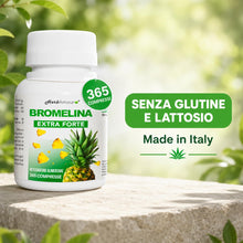 Carica l'immagine nel visualizzatore di Gallery, HerbAmour Bromelina 365 Compresse Integratore Alimentare Annuale