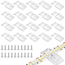 Carica l'immagine nel visualizzatore di Gallery, 20PZ Clip per Strisce LED, Clip Trasparenti Luce di Striscia, Verde