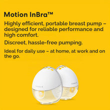 Carica l'immagine nel visualizzatore di Gallery, Medela Motion InBra Portable Electric Single Breast Pump + Storage Bag - High Efficiency, Designed for Reliable Performa