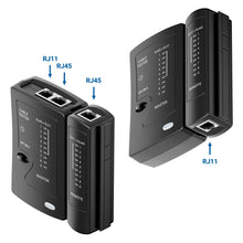 Carica l'immagine nel visualizzatore di Gallery, deleyCON Tester per Cavi di Rete RJ11 RJ12 RJ45 ISDN LAN Cavo di Rete Cavo Patch Tester per Cavi CAT6 CAT7 CAT8 Tester p