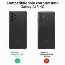 Carica l'immagine nel visualizzatore di Gallery, Tobfit Custodia per Samsung Galaxy A13 4G, 1 Custodia + 2 Vetro Temperato, Silicone Cover con Pellicola Proteggi Schermo