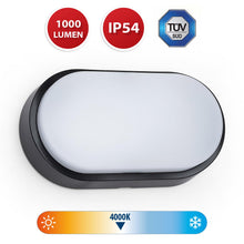 Carica l'immagine nel visualizzatore di Gallery, Velamp TARTARUGA XL2 Plafoniera LED impermeabile (IP54) – 1000 lumen luce bianca naturale 4000K. Ideale per montaggio al