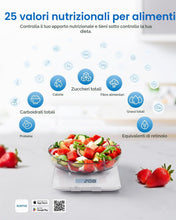 Carica l'immagine nel visualizzatore di Gallery, RENPHO Bilancia da Cucina Digitale, Bilancia Elettronica per Alimenti per Cottura e Caffè, Apparecchio Bilancia da Cucin
