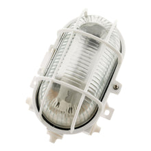 Carica l'immagine nel visualizzatore di Gallery, Zenitech - Plafoniera ovale da esterno 5W IP44 con lampadina LED - Bianco