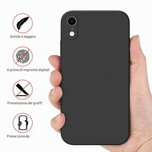 Carica l'immagine nel visualizzatore di Gallery, YLK Cover per iPhone XR Custodia in Silicone Liquido Ultra Sottile con Rivestimento in Morbido Tessuto in Microfibra, Cu