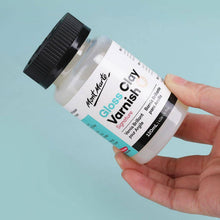 Carica l'immagine nel visualizzatore di Gallery, Mont Marte Smalto per Argilla Lucido 120ml – Vernice Trasparente per Argilla Polimerica, Argilla Autoindurente e Ceramic