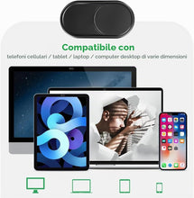 Carica l'immagine nel visualizzatore di Gallery, CloudValley Webcam Cover, 0.6mm Ultra-Sottile Metallo Copri Webcam Copertura per MacBook Pro* Air, iPad, Laptop, iMac, P