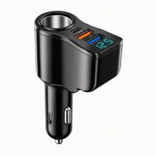 Carica l'immagine nel visualizzatore di Gallery, Sdoppiatore Accendisigari Auto 12 V/24 V, Caricatore Auto USB C