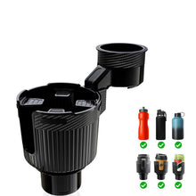 Carica l'immagine nel visualizzatore di Gallery, Portabicchieri Auto - Portabicchieri Plastica Universale - Porta Bottiglia Auto Regolabile per Bottiglie da 0,5 a 1,5L (