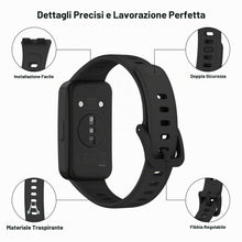 Carica l'immagine nel visualizzatore di Gallery, YLK Cinturino per Huawei Band 8/Huawei Band 9/Huawei Band 10, Cinturino di Ricambio Sportivo Classico Regolabile Compati