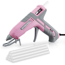 Carica l'immagine nel visualizzatore di Gallery, WORKPRO Pistola per Colla a Caldo con 10 Stick, Riscaldamento Rapido 90s, Due Modalità di Temperatura, Incollaggio 9-12 