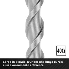 Carica l'immagine nel visualizzatore di Gallery, Einhell 7 pezzi set di punte SDS Plus, 160 mm, Ø 6–14 mm