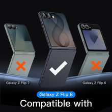 Carica l'immagine nel visualizzatore di Gallery, JETech Opaco Pellicola Protettiva Anteriore per Galaxy Z Flip 8, 2 pz