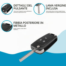 Carica l'immagine nel visualizzatore di Gallery, PHONILLICO Custodia per chiave per Opel Astra J, Insignia A, Meriva B, Zafira C, Mokka, Mokka X, Chevrolet Orlando, Aveo