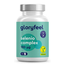 Carica l'immagine nel visualizzatore di Gallery, Integratore Selenio 365 Compresse Vegan (Scorta 1+Anno) 100µg Alto Dosaggio, Supporto Tiroide &amp; Difese Immunitarie, Comp