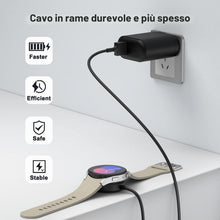 Carica l'immagine nel visualizzatore di Gallery, Amzpas USB-C Caricatore per Samsung Galaxy Watch 7/FE/6/5/4/3/Ultra, Veloce Portatile Cavo di Ricarica per Samsung Watch