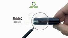 Carica l'immagine nel visualizzatore di Gallery, Jongo® CE0536 - Guscio Chiave Compatibile con Citroën C3 C2 Berlingo II | Cover Telecomando Auto 2 Pulsanti | Batteria C