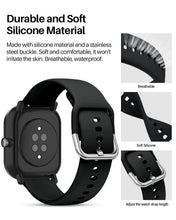 Carica l'immagine nel visualizzatore di Gallery, Cinturino Silicone Compatibile con Cinturino Amazfit GTS per Donna e Uomo