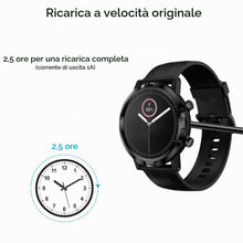 Carica l'immagine nel visualizzatore di Gallery, OcioDual Cavo di Ricarica Magnetica Nero per Orologio 2 Pins Distanza tra i Pin 7,62mm Caricabatterie Cable Caricatore M