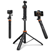 Carica l'immagine nel visualizzatore di Gallery, K&amp;F CONCEPT Bastone Selfie 175cm, Treppiede per Smartphone con Telecomando