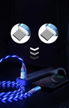 Carica l'immagine nel visualizzatore di Gallery, cavo USB Tipo-C - Rapida ricarica cellulare da 2,4 A e LED incandescente, Illumina la tua esperienza di ricarica il tuo 