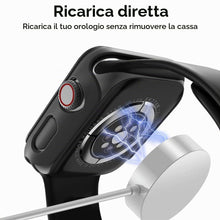 Carica l'immagine nel visualizzatore di Gallery, OFFCUP 2 Pezzi Nero Cover per Apple Watch Series 3 / Series 2, 42mm con Vetro Temperato, Copertura Completa Custodia Rig