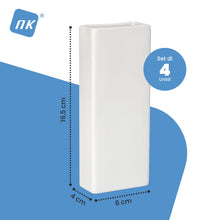 Carica l'immagine nel visualizzatore di Gallery, NK Umidificatore per Radiatore Ceramica Bianco - Set 4 Dolomite Gancio