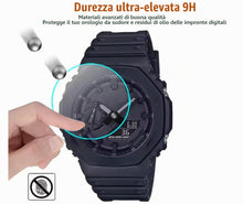 Carica l'immagine nel visualizzatore di Gallery, 2 Pack | Pellicola Protettiva Vetro Temperato Antigraffio compatibile con Casio G-Shock GA-2100 / GA-B2100