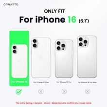 Carica l'immagine nel visualizzatore di Gallery, ORNARTO Cover per iPhone 16 Silicone,Antiurto,Rosa Creta