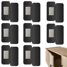 Carica l'immagine nel visualizzatore di Gallery, 8 Coppie di Blocchi Magnetici per Mobili – Chiusure Forti per Ante (Montaggio Senza Forare) con Adesivo – Magneti per An