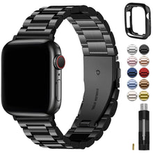 Carica l'immagine nel visualizzatore di Gallery, Fullmosa Cinturino Acciaio per Apple Watch 44mm 46mm 49mm 45mm 40mm 42mm