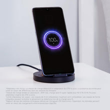 Carica l'immagine nel visualizzatore di Gallery, Xiaomi Caricatore Wireless 20W Stand, Ricarica Rapida Qi, Base di Ricarica Verticale/Orizzontale, USB-C, Compatibile iPh