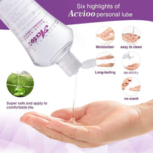 Carica l'immagine nel visualizzatore di Gallery, ACVIOO Gel Lubrificante Intimo a Base D'acqua Lube Naturale Trasparente Lubrificanti 240ml