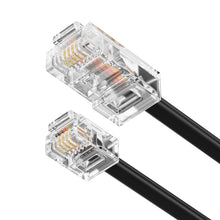 Carica l'immagine nel visualizzatore di Gallery, deleyCON 3,0m Cavo Telefonico RJ11 a RJ45 Modulare Cavo Piatto Connettore RJ11 a Connettore RJ45 Presa Telefono Modem Ro