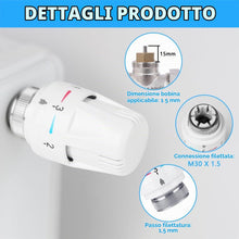 Carica l'immagine nel visualizzatore di Gallery, Flintronic Termostato da Radiatore, Termostatica Intelligente, 6pz