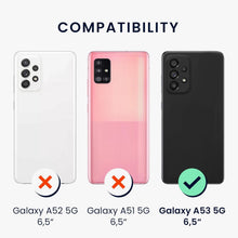 Carica l'immagine nel visualizzatore di Gallery, XTCASE Cover Magnetica per Samsung Galaxy A53 5G Traslucida Opaca, Nero