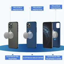 Carica l'immagine nel visualizzatore di Gallery, Supporto Auto Smartphone Magnetico Universale Porta Cellulare Auto per telefoni per iPhone XS Max/Xs/Xr/X/8/7/6s Plus, G