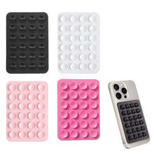 Carica l'immagine nel visualizzatore di Gallery, 4 Pezzi Ventosa Per Cellulare, Nero/Bianco/Rosa Chiaro/Fuxia, In Silicone, Standard, Per Selfie/Video/Ricarica