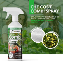 Carica l'immagine nel visualizzatore di Gallery, Combi Spray 500 ml | Con Olio di Neem e Sapone Molle | Naturale e Pronto all’Uso | Anti-Afidi, Cocciniglie e Fumaggine |