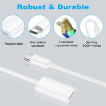 Carica l'immagine nel visualizzatore di Gallery, AXFEE Adattatore per cuffie USB C a light-ning da tipo C a light-ning, adattatore audio per i-Phone 15 i-Pad Air i-Pad M