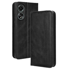 Carica l'immagine nel visualizzatore di Gallery, Portafoglio Custodia Cover per Oppo A58 4G, Cover Biglietti Visita Pelle Retro con Chiusura Magnetica Premium Pu Flip. N