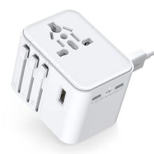 Carica l'immagine nel visualizzatore di Gallery, Adattatore Universale da Viaggio, Presa Universale da Viaggio con 2 USB A 2 Type-C,Adattatore Spina Internazionale per A