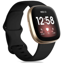 Carica l'immagine nel visualizzatore di Gallery, Oielai Cinghie compatibili per Fitbit Versa 3/Fitbit Sense, in silicone sportivo classico morbido di ricambio per Fitbit